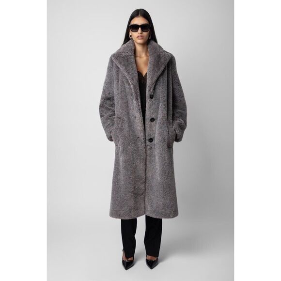 NWT Zadig & Voltaire Manacoco Coat Size Large - Picture 1 of 10